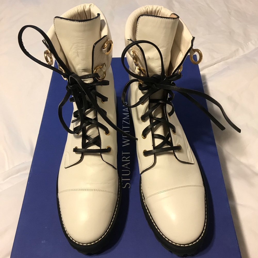 Stuart weitzman combat boots